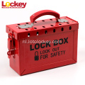 Draagbare stalen veiligheid Loto Group Lockout Tagout Box